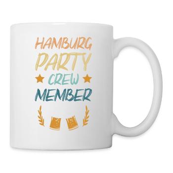 Hamburg Party Crew - Tasse - Weiß - Rechts