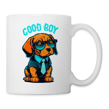 Good Boy Hundewelpe - Tasse - Weiß - Rechts