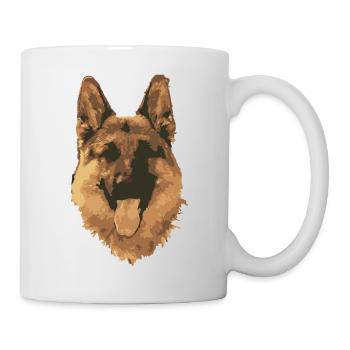 Hund - Tasse - Weiß - Rechts