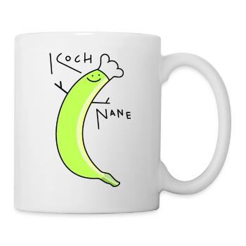 Lustige Banane zum kochen - Tasse - Weiß - Rechts