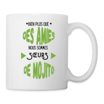 Sœur de mijito - Mug blanc - blanc - Droite
