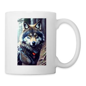 Wolf | Predator | Dog | Mystical - Mug - white - Right