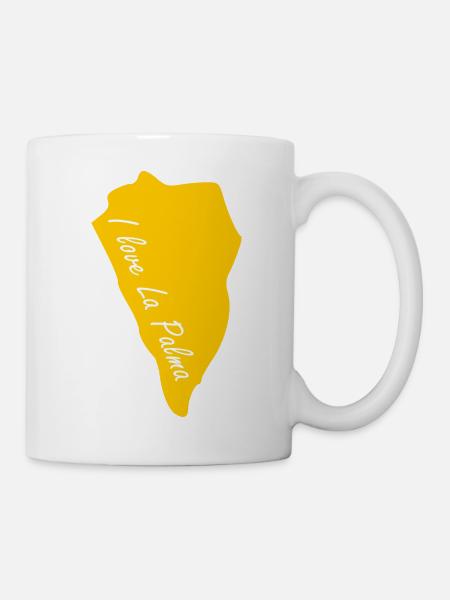 I love La Palma - Tasse - Weiß