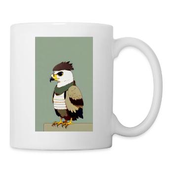 Adler | Vogel | Freiheit | Tiere - Tasse - Weiß - Rechts