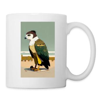 Aigle | Oiseaux | Liberté | Animaux - Mug blanc - blanc - Droite