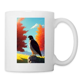 Aigle | Oiseaux | Liberté | Animaux - Mug blanc - blanc - Droite