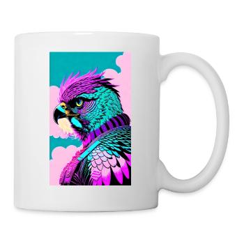 Aigle | Oiseaux | Liberté | Animaux - Mug blanc - blanc - Droite