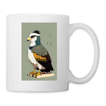 Adler | Vogel | Freiheit | Tiere - Tasse - Weiß - Rechts