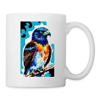 Aigle | Oiseaux | Liberté | Animaux - Mug blanc - blanc - Droite