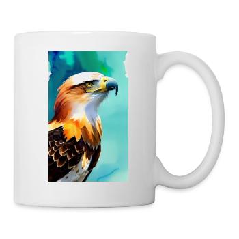 Aigle | Oiseaux | Liberté | Animaux - Mug blanc - blanc - Droite