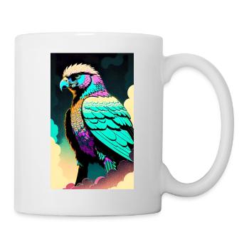 Aigle | Oiseaux | Liberté | Animaux - Mug blanc - blanc - Droite