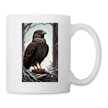 Aigle | Oiseaux | Liberté | Animaux - Mug blanc - blanc - Droite