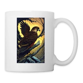 Aigle | Oiseaux | Liberté | Animaux - Mug blanc - blanc - Droite