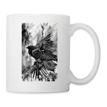 Aigle | Oiseaux | Liberté | Animaux - Mug blanc - blanc - Droite