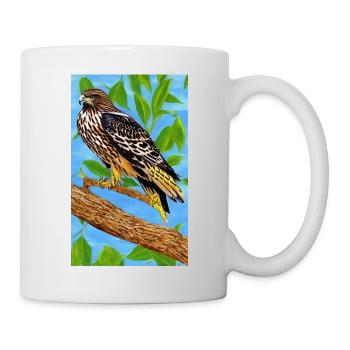 Aigle | Oiseaux | Liberté | Animaux - Mug blanc - blanc - Droite