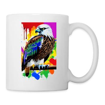 Aigle | Oiseaux | Liberté | Animaux - Mug blanc - blanc - Droite