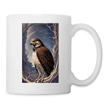 Aigle | Oiseaux | Liberté | Animaux - Mug blanc - blanc - Droite