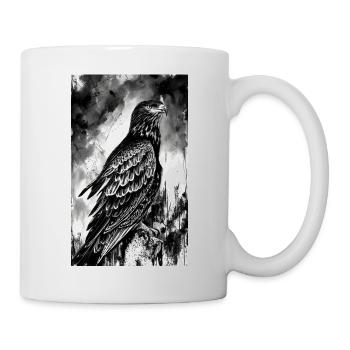 Aigle | Oiseaux | Liberté | Animaux - Mug blanc - blanc - Droite