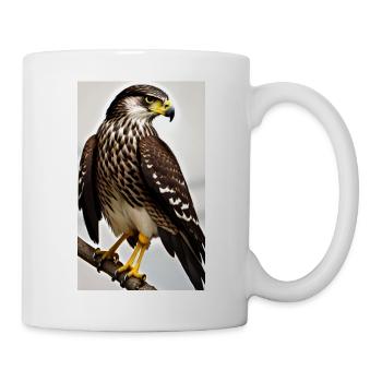 Aigle | Oiseaux | Liberté | Animaux - Mug blanc - blanc - Droite