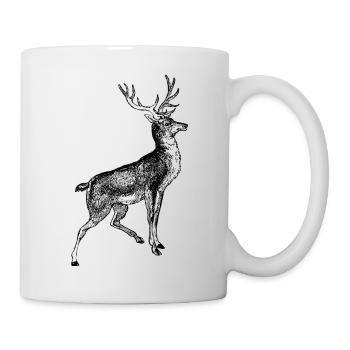Wildtiere - Tasse - Weiß - Rechts