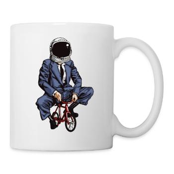 Fahrrad - Tasse - Weiß - Rechts