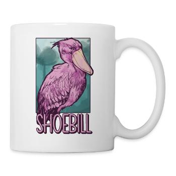 Bec-de-chaussure Ornithologue Forêt I Cadeau - Mug blanc - blanc - Droite