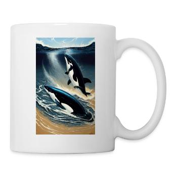 Orca | Whale | Killer whale | Sea creature | Ocean - Mug - white - Right