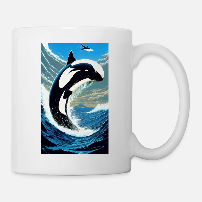 Orca | Wal | Killerwal | Meerestier | Ozean - Tasse - Weiß