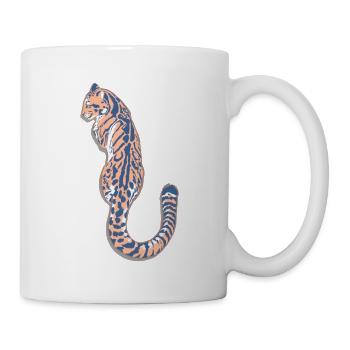 Clouded leopard - Mug - white - Right