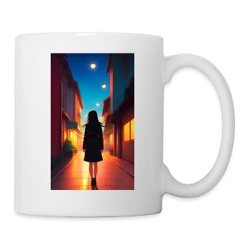 Woman | Face | Girls | Anime - Mug - white - Right