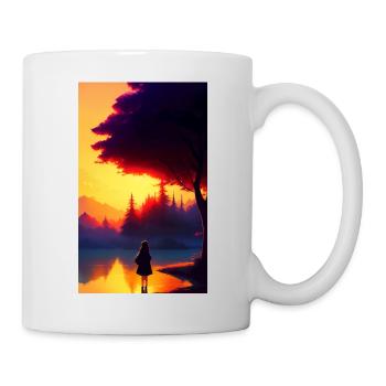 Woman | Face | Girls | Anime - Mug - white - Right