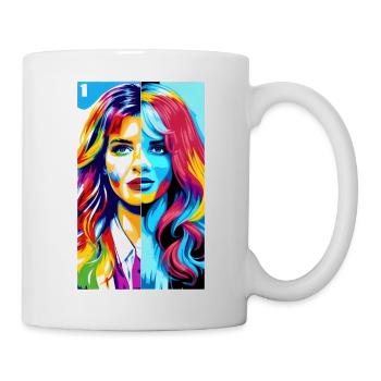 Woman | Face | Girls | Anime - Mug - white - Right