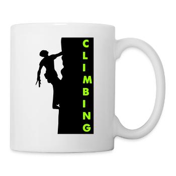 Escalade - Mug blanc - blanc - Droite