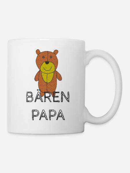 BÄREN PAPA - Tasse - Weiß