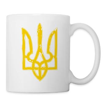 Trysub Ukraine Dreizack - Tasse - Weiß - Rechts