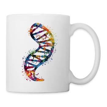 Molécule d'ADN - Mug blanc - blanc - Droite