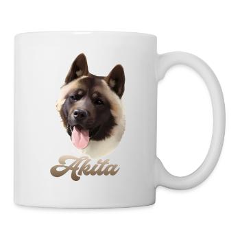 akita american - Mug - white - Right