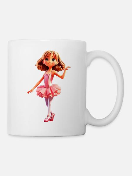 Ballerine - Mug blanc - blanc