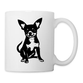 Chihuahua - Tasse - Weiß - Rechts