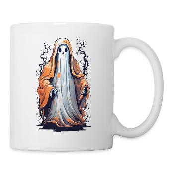Funny Halloween Ghost Costume Design - Mug - white - Right