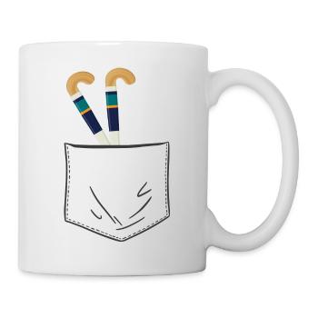 Sac de bâton de hockey Hockey sur gazon Hockey en salle - Mug blanc - blanc - Droite