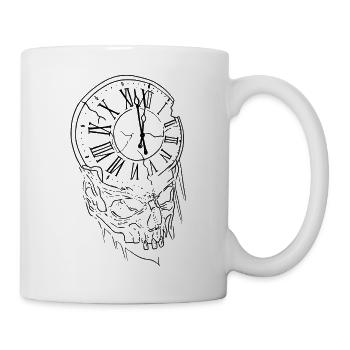 Schädel - Tasse - Weiß - Rechts