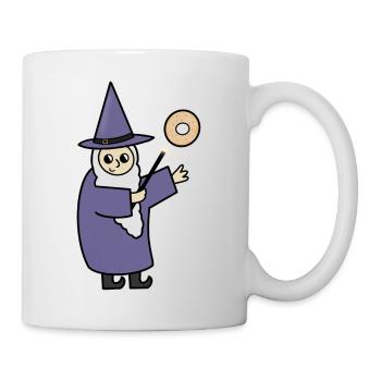 Funny Magician Wizard Donut Lover - Mug - white - Right