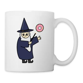 Funny Magician Wizard Donut Lover - Mug - white - Right