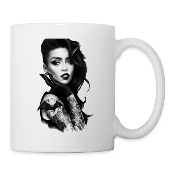 Gothic Elegance - Tasse - Weiß - Rechts