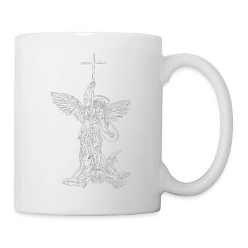 michael archangel saint christian angels saint snk - Mug - white - Right