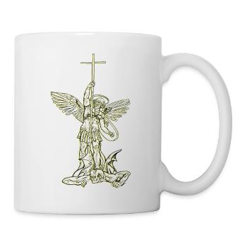 michael archangel saint christian angels saint snk - Mug - white - Right