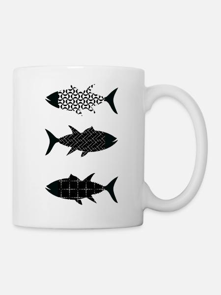 fish - Mug blanc - blanc