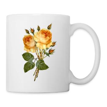 Fleur - Mug blanc - blanc - Droite
