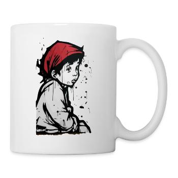 Remi Straßenkunst - Tasse - Weiß - Rechts